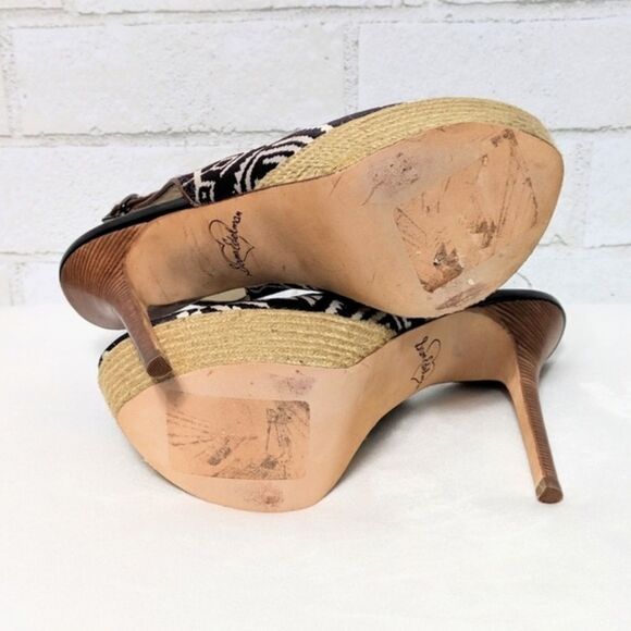 NWOB SAM EDELMAN Novato Aztec Tribal Heels 7 - Picture 7 of 8